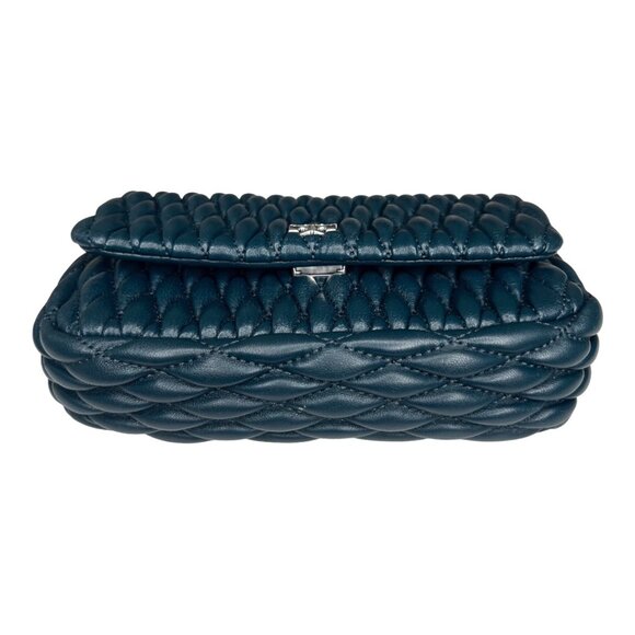 Tory Burch Kira Mini Diamond Leather Flap Shoulder Bag - Picture 6 of 9